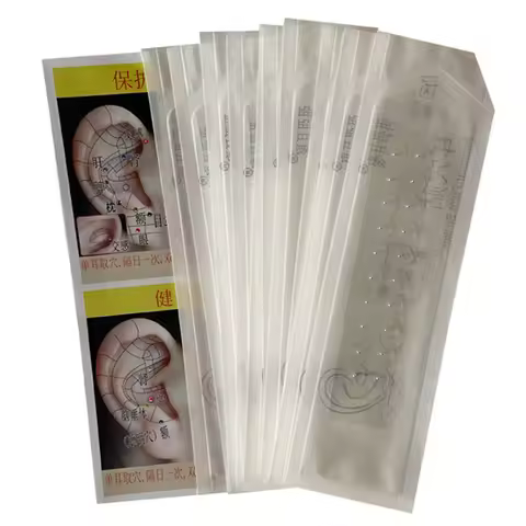 New 100/200PCS Transparent Ear Point Stickers Ear Pressure Stick Acupuncture Auricular Ear Stickers