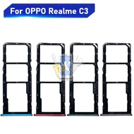 For OPPO Realme C3 C3i Sim Card Tray Slot Holder Card Holder Reader SD Slot Adapter Replacement Part