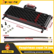 Universal Aluminium Radiator Mesin Pendingin Oli Sepeda Motor Radiator Mesin Pendingin 125ml untuk S