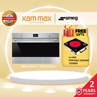 Smeg - 90cm Built In Oven SF9390X1 / Multifunction Oven / Finger Friendly Stainless Steel