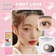 Fenlens/Hapa Kristin รุ่น First Love Kristin 1 Month สี brown คอนแทคเลนส์รายเดือน