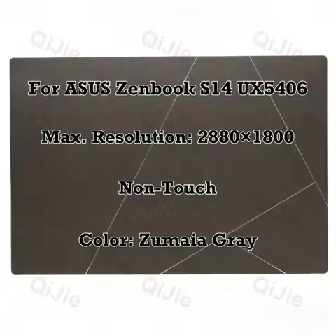 Laptop Replacement LCD Screen Complete Assembly for Asus Zenbook S 14 UX5406SA UX5406 UX5406S Displa