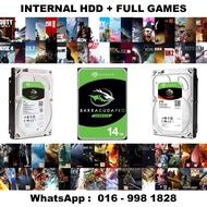 Seagate Barracuda Internal Hard Disk Drive SATA PC Desktop HDD 3.5" 500GB Memory Storage + Full Offl