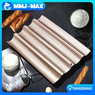 Cetku 4 Slots Baguette Pan/French Bread Baking Tray/French Bread Mold