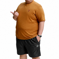 CHALLENGER Big Size Sportswear Track Shorts CH5038C3 Black Plus Size Sport Pants