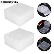 40 Pieces Square PP Box, PP Single CD, DVD DVD Storage Box...