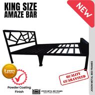 KING SIZE BED, JOSON AMAZE, Premium Bed, Heavy Duty Metal Bed, California King Bed, Bed frame, Bed frame on Sale, metal bed frame double size, steel bed frame, white bed frame, King size, steel bed frame king size, metal bed