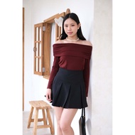 Hazel Off Shoulder Knit Top - Atwell Apparel