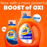 美國Tide汰漬超濃縮洗衣液 ULTRA OXI BOOST (強力 OXI) 887ml #72175019  Liquid Laundry Detergent #平行進口 #新舊包裝隨機發貨