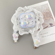 New Style Soft Silicone Charger Case Cute Charger Cover Cable Protector for iPhone 40W Charger