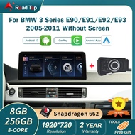 Android 13 With Multimedia Player Stereo Display GPS Navigation for BMW Series 3 E90 E92 E93 2005-20