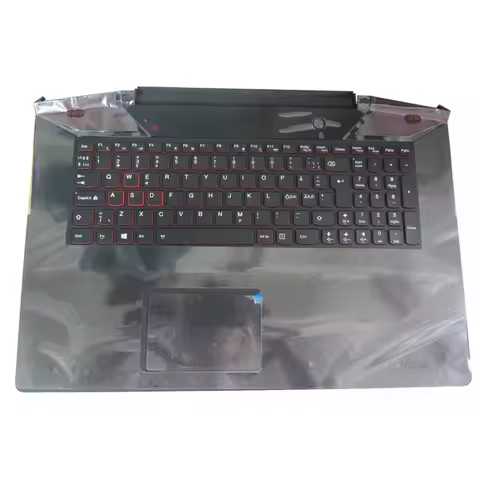 Laptop PalmRest&keyboard For Lenovo Y700-17ISK Nordic NE ND 5CB0K37662 Upper Case With Backlit Touch