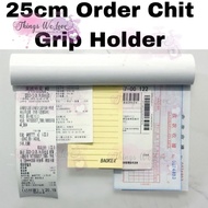 [SG-FREE SHIP] 25cm Order Chit Grip Holder Receipt Tab Bill Ticket Slip In Takeaway Restaurant Kitch
