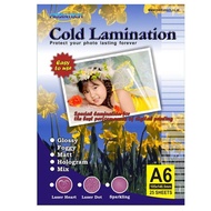 Mediatech Cold Lamination Paper A6 Foggy 25 Sheets 38004