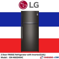 LG GN-H602HXHC 516L 2 Door FRIDGE Refrigerator with Inverter - PETI SEJUK