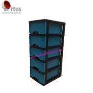 *Promo* 5 Tier Drawers Plastic Cabinet / Plastic Drawer / Storage Cabinet