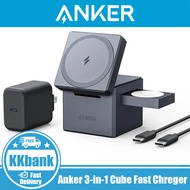 Anker 3-in-1 Cube Fast Chreger with Mag 15W Max Charging
