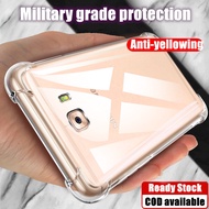 【Crystal Clear】For Samsung Galaxy C9 C9pro C7 C7pro C5 Pro Soft Rubber Gel Jelly Case Transparent Military Grade Anti-Scratch Resistant Back Cover Skin