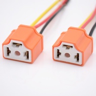 H4 Lamp Bulb Fitting Socket Ceramic Socket Seal Beam Ceramic Socket H4 Socket