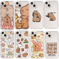Lovely Capybara Case For Iphone 16e 16 Pro Max 15 14 Pro Max 16 Plus 16+ 15+ 16Pro Iphone16e Phone C