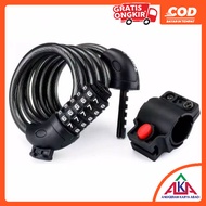 4-Digit Code Bicycle Lock 5-Digit/, Strong Material