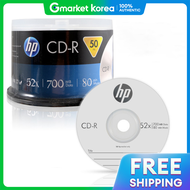 HP | แผนซด HP CD-R 700MB ความเรว 52 เทา บรรจ 50 แผน/กลอง ซด/ดวด