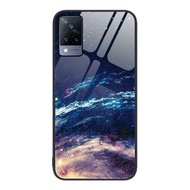 全城熱賣 - 適用於vivo V21 彩繪玻璃手機殼（星空）