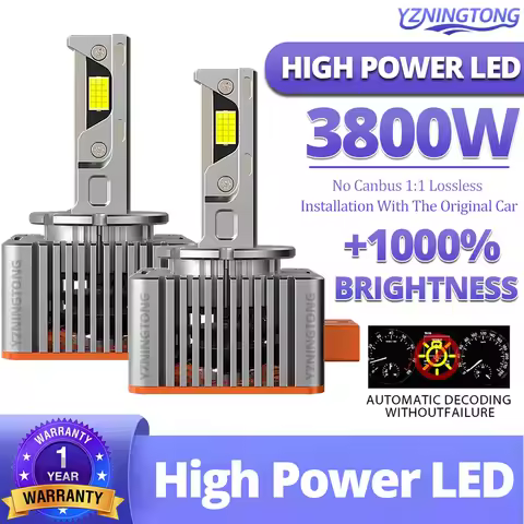 D3R D3S Led Headlights Bulbs Canbus for car 3800W Automobiles D1R D1S LED Headlamp D2S D4S led Fog L