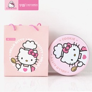 CHEFMADE Hello Kitty Bánh Quy Hộp Snack Lưu Trữ Bình Cookie Nougat Bông Tuyết Bánh Ngọt Bao Bì Hộp Q