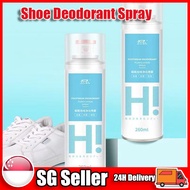 【SG Seller】260ml Shoe Deodorant Spray Shoe Odor Removal Shoe Freshener Spray Sterilize Shoe Cabinet