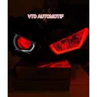Biled AES Turbo SE Experience Motor Yamaha R25 Headlight R25 Headlamp Reflector R25