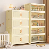 LC Double Doors Storage Box Stackable Foldable Multipurpose Storage Cabinet Large Space L50~80cm收纳柜