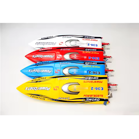DTRC E36 Sword Fiberglass Electric RC Racing Boat Big Ship with 70km/h High Speed