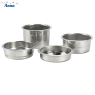 【Anna】Silvery Stainless Steel Coffee Filter Basket for Delonghi EC5 EC7 EC9 1 2 4 Cups