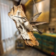 Vintage 2D Hummingbird Wooden Signage 8in Farmhouse Wall Decoration Garden Flower Bird Market Porch 