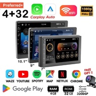 Car Stereo Android head unit Player [4GB RAM+32GB ROM] 7"9"10"Inch Android Car player with bluetooth