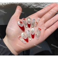 Nailbox with super sparkling Christmas design - Code 49