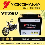 ✴YTZ6V YTZ6 BATTERY YOKOHAMA GEL MOTORCYCLE RS150 CBR150 PCX150 new CLICK150i CBR125 (20042007) RS150 RS150i VARIO150◎
