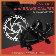 HIMO Front Disc + Brake Caliper F160 R140 for HIMO Z16/Z20/C20