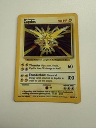1999 Pokemon base set 美版 寶可夢卡牌 Zapdos 16/102 閃電鳥