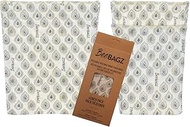 BeeBAGZ, The First 100% Plastic Free Beeswax Wrap Baggies - Lunch Pack Grey