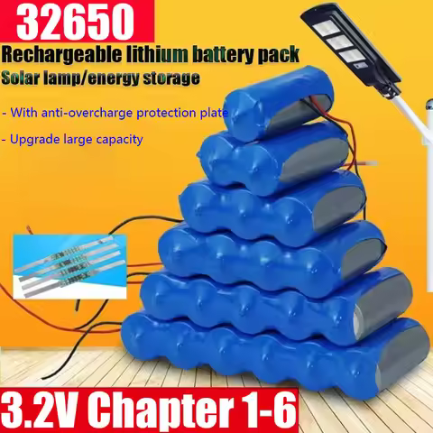 Original LiFePo4 Solar Lamp Battery 32650 3.2V Lithium Iron Batteries Solar Street Lamp Floodlight B