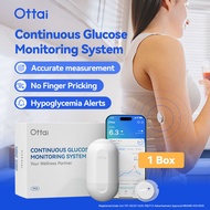 Ottai Continuous Glucose Monitoring Full Set Blood Glucose Monitor CGM Kit 1 Sensor + 1 Transmitter