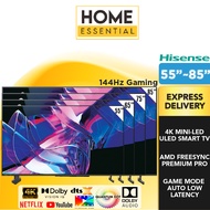 Hisense Mini-LED ULED 4K Smart TV 144 Hz Dolby Vision IQ Quantum Dot Color 55" 55U7K | 65" 65U7K | 7