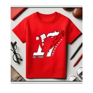 Et-12 Clothes 17 August 2025 Merdeka Children's T-shirts 17 August 2025 2-16 Years Boys Girls