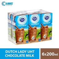 Dutch Lady UHT Chocolate Milk 6's x 200ML