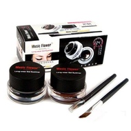 เจลเขียนคิ้ว เจลอายไลเนอร์ 2ตลับกันน้ำ24ชม Music Flower 24 Hours Longwear Gel Eyeliner ที่เขียนคิ้ว 