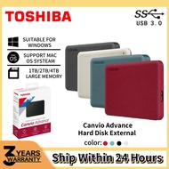⚡Toshiba⚡ Canvio Advance HDD 2.5'' Portable Hard Disk USB3.0 External Hard Drive (1TB/2TB/4TB)