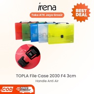 TOPLA File Case 2030 F4 3cm - Plastic Folder With Waterproof Handle
