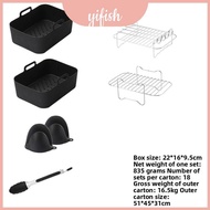 Ninja Af400uk Air Fryer Silicone Inner Basket And Steamer Rack Set Food Paper And Accessories For